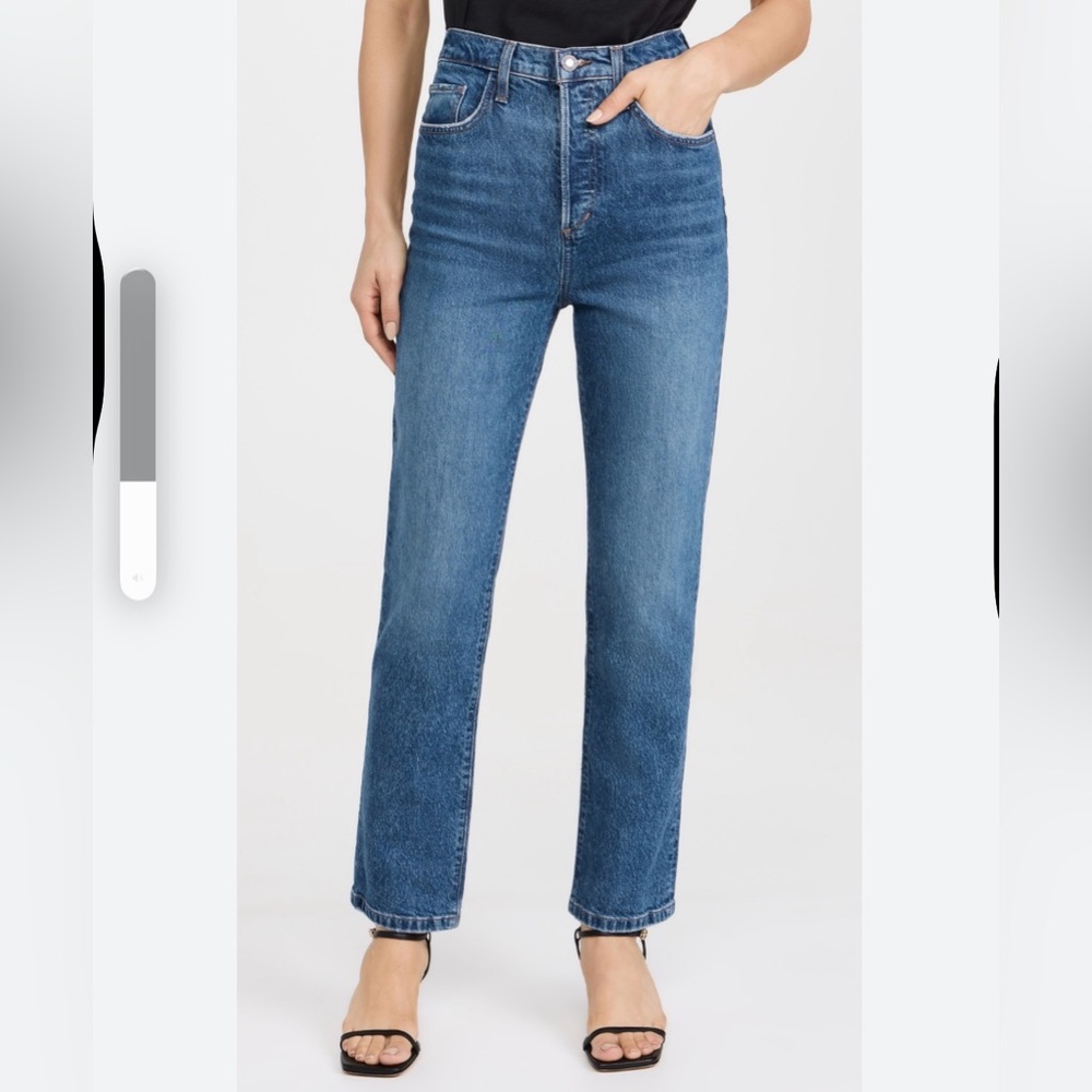 Favorite Daughter Valentina Laiurel High Rise Straight Leg Jean NWT